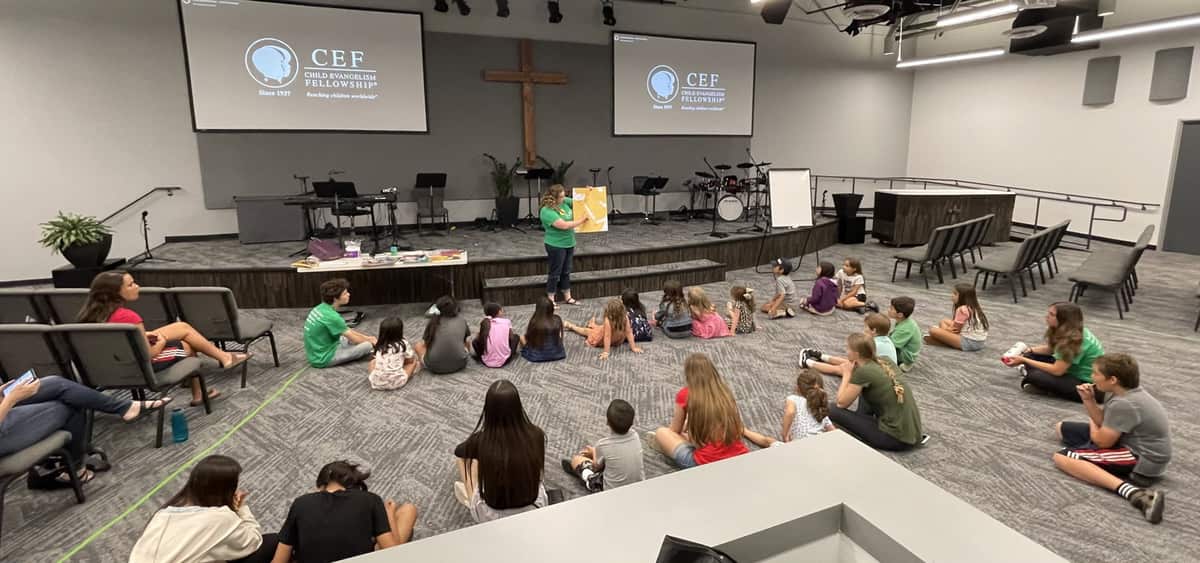 Children participating in CEF Ventura ministry